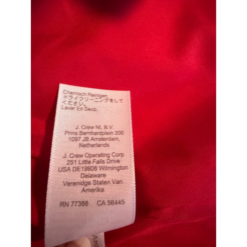 J.Crew City Coat with Button Neck in Classic Cardinal Red Wool Knit 14 - Picture 9 of 11